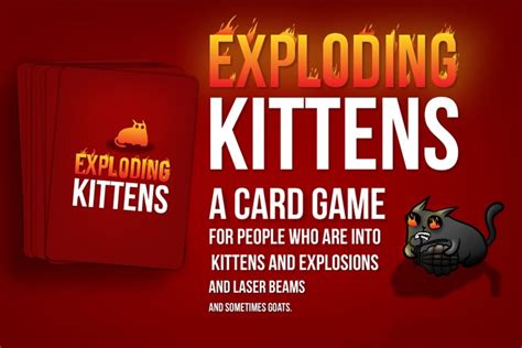  Exploding Kittens: Ein witziges Kartenspiel der Extraklasse für jeden Katzenfan!